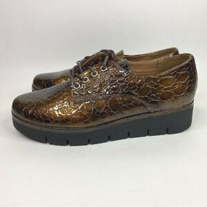 Graceland Chunky Platform Shoes Women's 7 38 Crocodile Gator Grunge‎ Fairycore